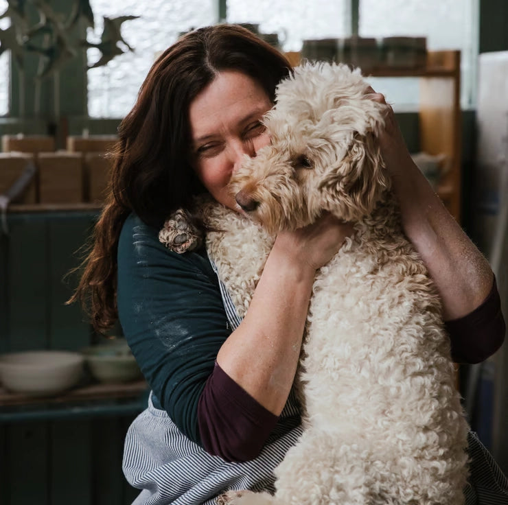 Lorna Gilbert Ceramics in the studio