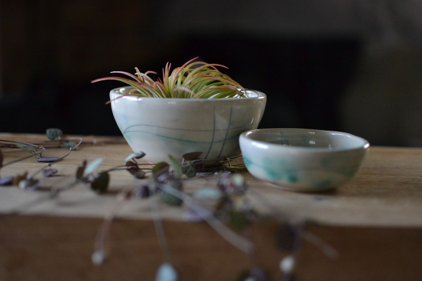 pottery bowls made by Lorna Gilbert Ceramics